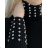 Šaty úpletové elegantné s rolákom dlhý rukáv dámske (S/M ONE SIZE) TALIANSKA MÓDA IMWD233456