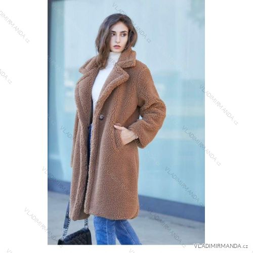 Kabát dlhý rukáv dámsky (S/M ONE SIZE) TALIANSKA MÓDA IMWD233468
