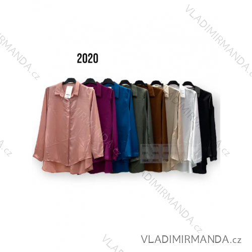 Košeľa dlhý rukáv dámska (S/M ONE SIZE) TALIANSKA MÓDA IMPHD232020-2