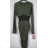 Šaty dlhý rukáv dámske (S/M ONE SIZE) TALIANSKA MÓDA IMPBB232L24157