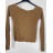 Sveter dlhý rukáv dámsky (S/M ONE SIZE) TALIANSKA MÓDA IMPBB23Z1158