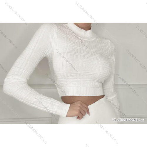 Croptop dlhý rukáv dámsky (S/M ONE SIZE) TALIANSKA MÓDA IMPBB23Z5141