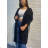 Sveter pletený predĺžený na gombíky dámske (S/M ONE SIZE) TALIANSKA MÓDA IMPGM23G003