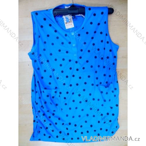 Tričko bez prstencovú dámske s vrecka (m-2xl) YN.LOT 741