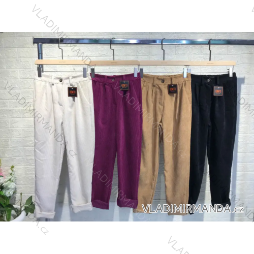 Nohavice manžestrové dlhé dámske (S/M ONE SIZE) TALIANSKA MÓDA IMPGM2318001