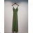 Overal spoločenský na ramienka dámske (S/M ONE SIZE) TALIANSKA MÓDA IMPSH2480067 čierna S / M