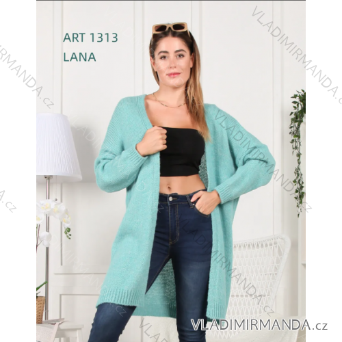 Cardigan pletený dlhý rukáv dámska (S/M ONE SIZE) TALIANSKA MÓDA IMPSH231313