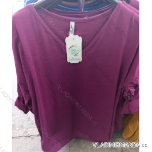 Tunika dlhý rukáv dámska nadrozměr (3XL/4XL ONE SIZE) TALIANSKÁ MÓDA IM723054