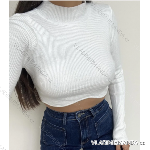 Croptop dlhý rukáv dámsky (S/M ONE SIZE) TALIANSKA MÓDA IMPBB23Z5276