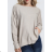 Sveter dlhý rukáv dámsky (S/M ONE SIZE) TALIANSKA MÓDA IMPBB23Z6015