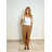 Nohavice elegantné dlhé dámske (S/M ONE SIZE) TALIANSKA MÓDA IMPDY23LS20172