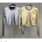 Croptop dlhý rukáv dámsky (S/M ONE SIZE) TALIANSKA MÓDA IMPLP2330946065