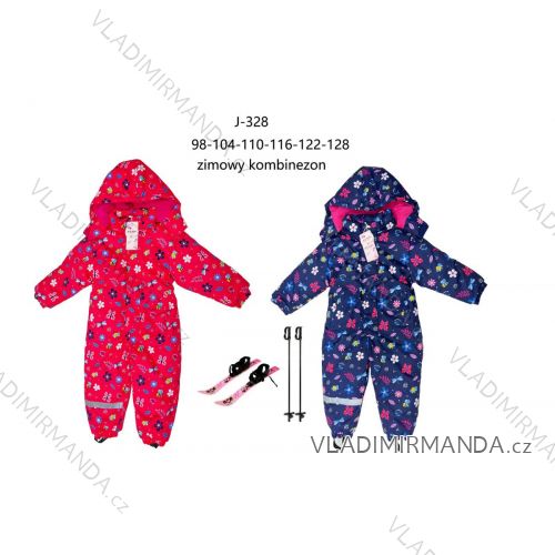 Kombinéza s kapucňou dojčenská dievčenské (6-36 mesiacov) XU kids PMWAX23J-328