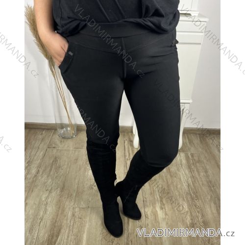 Nohavice jeans džegíny dlhé dámske nadrozmer (2XL/3XL,3XL/4XL,5XL/6XL, 7XL/8XL) TURECKÁ MÓDA TMWL23Z-20084/DUR 2XL/3XL čierna