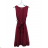 Šaty elegantné letné bez rukávov dámske (S/M/L ONE SIZE) TALIANSKA MÓDA IM923NELA/DU -   vínová
,   S/M