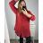 Košeľa oversize predĺžená dlhý rukáv dámska (2XL/3XL/4XL ONE SIZE) TALIANSKA MODA IMD23488/DUR 3XL / 4XL smaragdová