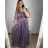 Šaty spoločenské elegantné dámske (L/XL ONE SIZE) TALIANSKA MODA IMS23DIANA/DR L/XL smaragdová