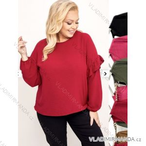 Blúzka dlhý rukáv dámska nadrozmer (3XL/4XL ONE SIZE) TALIANSKA MÓDA IMWT234280