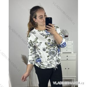 Tunika dlhý rukáv dámska nadrozmer (3XL/4XL ONE SIZE) TALIANSKA MóDA IM423AIDA