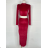 Súprava sukne dlhá a croptop dlhý rukáv dámska (S/M ONE SIZE) TALIANSKA MÓDA IMPBB2316950
