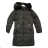 Bunda kabát s kapucňou dámska nadrozmer (M-3XL) Nat23RQW7689L/DR Čierna L