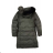 Bunda kabát s kapucňou dámska nadrozmer (M-3XL) Nat23RQW7689L/DR Čierna L