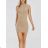 Šaty midi pletené na ramienka dámske (S/M ONE SIZE) TALIANSKA MóDA imm23m6008/DU S/M biela
