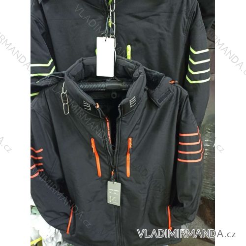 Bunda zimní softshell na zips pánska (4XL-7XL) TA FASHION TAF23TA-006NA-BIG