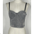 Croptop na ramienka dámsky (S/M ONE SIZE) TALIANSKA MÓDA IMPBB23M5050