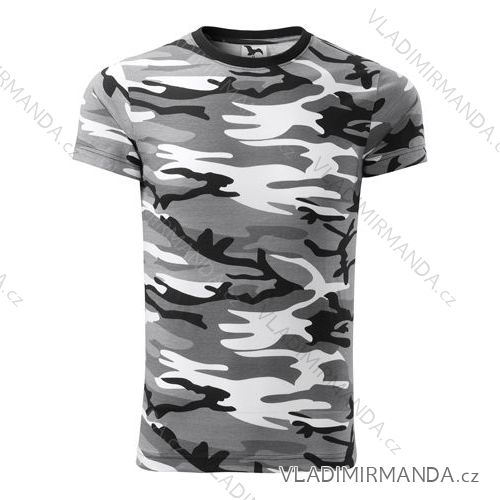 Tričko camouflage krátky rukáv unisex (xs-xxl) reklamný textil 144