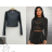 Top/croptop dlhý rukáv dámsky (S/M ONE SIZE) TALIANSKA MÓDA IMPLP2311731045