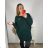 Sveter oversize dlhý rukáv dámsky nadrozměr (4XL/5XL/6XL ONE SIZE) TALIANSKÁ MÓDA IMHMS23LUXURY