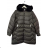 Bunda zimná s kapucňou dámska nadrozmer (3XL-7XL) POĽSKÁ MODA BLI2381296/DU Čierna 5XL