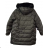 Bunda zimná s kapucňou dámska nadrozmer (3XL-7XL) POĽSKÁ MODA BLI2381296/DU Čierna 5XL