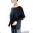 Svetr pletený oversize dlouhý rukáv dámský nadrozměr (XL/2XL ONE SIZE) TURECKÁ MODA TME24001 XL/2XL svetlo šedá