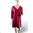 Šaty voľnočasové dlhý rukáv dámske (S/M/L ONE SIZE) TALIANSKA MÓDA IMD23769 tmavo modrá M / L