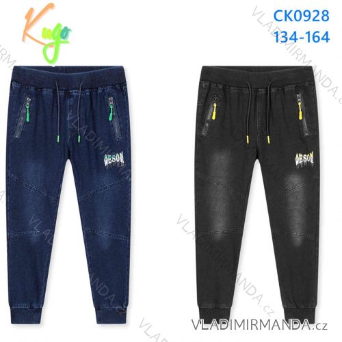 Rifle jeans dlhé dorastenecké chlapčenské (134-164) KUGO CK0928