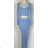 Súprava sukne dlhá a croptop dlhý rukáv dámska (S/M ONE SIZE) TALIANSKA MÓDA IMPBB24Z58244