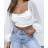 Top croptop dlhý rukáv dámsky (S/M ONE SIZE) TALIANSKA MÓDA IMPBB24C31953