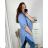Košeľa predĺžená dlhý rukáv dámska nadrozmer (XL/2XL/3XL ONE SIZE) TALIANSKA MÓDA IMC24BELLA