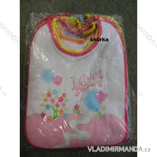 Podbradník dojčenský dievčenský a chlapčenský na šnúrku (one size) AODA BA03
