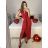 Šaty spoločenské dlhé bez rukávu dámske (S/M ONE SIZE) TALIANSKA MóDA IM424231701/DU -   tmavo modrá -   S / M