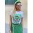 Tričko krátky rukáv dámske (S/M ONE SIZE) TALIANSKA MÓDA IMM24M5256/DR -   biela -   S / M