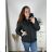 Bunda dámska (xl-5xl) POLSKÁ MÓDA PME22SP2208/DR -   čierna
 -   5XL