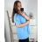 Tunika krátky rukáv dámska nadrozmer (3XL/4XL ONE SIZE) TALIANSKA MÓDA IMWQ24063