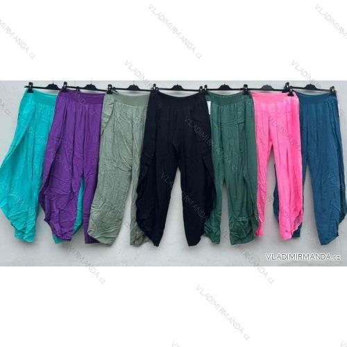 Nohavice dlhé aladinky letné dámske (S/M/L ONE SIZE) TALIANSKA MÓDA IMD24029