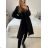 Kabát flaušový s podšívkou dámsky (S/M/L ONE SIZE) TALIANSKA MÓDA IM424100