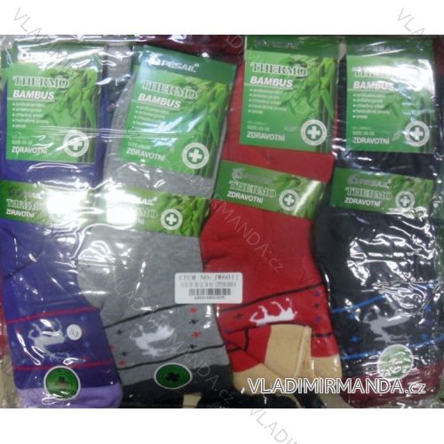 Ponožky teplé zdravotné thermo bambusové dámske (35-42) PESAIL JW6017
