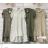 Šaty oversize krátky rukáv ľanové dámske (S/M/L ONE SIZE) TALIANSKA MÓDA IMWAD24081