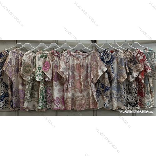 Blúzka carmen dámska nadrozmer (S/M/L/XL ONE SIZE) TALIANSKA MÓDA IMC24204